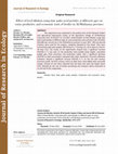 Research paper thumbnail of Effect of feed dilution using date palm seed powder at different ages on some productive and economic traits of broiler in Al-Muthanna province