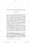 Research paper thumbnail of 'Why We Need a Real History of Philosophy' in 'Philosophy and the Historical Perspective', ed. M van Ackeren, Oxford, British Academy, 2018, 36-50 (Proceedings of the British Academy 214)