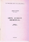 Research paper thumbnail of Arkeoloji Dergisi Özel Sayı I Erol Atalay Memorial.pdf