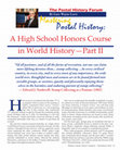 Research paper thumbnail of Mastering Postal History 11 - A High School Honors Course in World History Part II