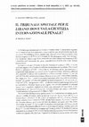 Research paper thumbnail of Il Tribunale Speciale per il Libano: dove va la giustizia internazionale penale