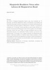 Research paper thumbnail of Maquiavéis brasileiros: notas sobre leituras de Maquiavel no Brasil