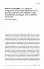 Research paper thumbnail of Reseña en: Granados Martínez, A. (2013). La recepción transnacional de la televisión en los proyectos migratorios. Un estudio de campo en poblaciones marroquíes