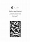 Research paper thumbnail of «La sfida». Via Castellallana Bandiera, romanzo di Emma Dante, in Studi (e testi) italiani, 2017, pp. 9-19 (Per Biancamaria Frabotta, a cura di Beatrice Alfonzetti e Carmelo Princiotta)