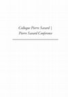 Research paper thumbnail of Colloque Pierre Savard | Pierre Savard Conference