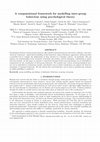 Research paper thumbnail of A computational framework for modelling inter-group behaviour using psychological theory