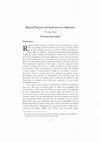 Research paper thumbnail of Regional Dynamics and Implications for Afghanistan R Regional Dynamics and Implications for Afghanistan Working Paper