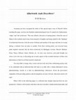 Research paper thumbnail of Aude Describere!