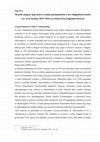 Research paper thumbnail of Brassói magyar képviselet a román parlamentben a két világháború között