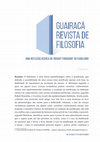 Research paper thumbnail of Uma reflexão acerca do 'Insight fundador' do fiabilismo (A reflection about the ‘Founding Insight’ of reliabilism)