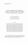 Research paper thumbnail of Variación lingüística en la expresión del pretérito en el español del siglo XIX de España y México: Rasgos deícticos y aspectuales