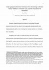 Research paper thumbnail of Using Aggregative Statistical Techniques from Narratology to Analyze Textual Stability in Irish Saints' Lives, and the Implications for Dateability 1