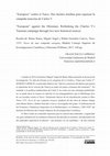 Research paper thumbnail of “Europeos” contra el Turco. Dos fuentes inéditas para repensar la campaña tunecina de Carlos V [“European” against the Ottomans. Rethinking the Charles V’s Tunisian campaign through two new historical sources], en Revista Historia Autonoma, 13 (2018), pp. 259-262.