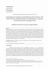 Research paper thumbnail of Expanding the community and enhancing the Experience: The dual university model and web 2.0 technologies in a Spanish community service-learning course