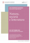 Research paper thumbnail of XXII Congresso Adi Natura, società, letteratura, Università di Bologna, 13-15 settembre 2018