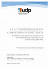 Research paper thumbnail of [Tesis de magíster] La autorrepresentación como forma de resistencia. El rol de la prensa satírica en la construcción de una identidad popular chilena. El caso del periódico El Ají (1889-1893)