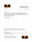 Research paper thumbnail of ScholarWorks at WMU Performance and Satisfaction Ratings by Nurses, Supervisors, and Patients in Jordanian Government and Private Hospitals