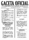 Research paper thumbnail of GACETA OFICIAL DE LA REPÚBLICA BOLIVARIANA DE VENEZUELA No. 6.210.. Reserva al Estado la exploración y explotación de oro y otros minerales estratégicos.