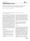 Research paper thumbnail of Risk factors for the recurrence of post-semicircular canal benign paroxysmal positional vertigo after canalith repositioning