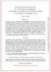 Research paper thumbnail of L. Ferri, Logica parallelistica e 'discorso sommerso' in "Morto ai paesi" di Alfonso Gatto e "La barca" di Mario Luzi, «LUZIANA», 2, 2018, pp. 33-52.