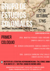 Research paper thumbnail of Primer Coloquio del Grupo de Estudios Coloniales