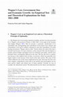 Research paper thumbnail of Wagner's Law, Government Size and Economic Growth: An Empirical Test and Theoretical Explanations for Italy 1861–2008