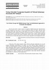 Research paper thumbnail of Can Turkey Escape the Middle-Income Trap? An Institutional Approach to Economic Development