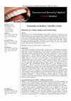 Research paper thumbnail of Ergonomics in Dentistry: Narrative Review