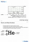 Research paper thumbnail of Edexcel Chemistry - Topic 1  Atomic Structure and the Periodic Table.pdf