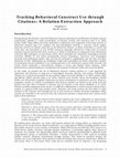 Research paper thumbnail of Tracking Behavioral Construct Use through Citations: A Relation Extraction Approach