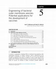 Research paper thumbnail of Engineering of bacterial outer membrane vesicles: Potential applications for the development of vaccines