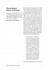 Research paper thumbnail of The Insidious Power of Permits, Review of "Living Emergency: Israel’s Permit Regime in the West Bank," by Yael Berda