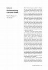 Research paper thumbnail of De-Fetishizing Law and Order