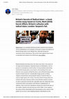 Research paper thumbnail of Britains Secrets of Radical Islam a book review essay of Curtis Mark 2018 Secret Affairs