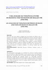 Research paper thumbnail of UMA ANÁLISE DA VIOLÊNCIA ENTRE HUMANOS E NÃO HUMANOS EM MALLET-PR (1930-1950) AN ANALYSIS OF VIOLENCE BETWEEN HUMANS AND NON-HUMANS IN MALLET-PR (1930-1950