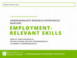 Research paper thumbnail of Undergraduate Research Experiences Nurture Employment-Relevant Skills