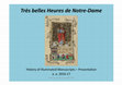 Research paper thumbnail of Très belles Heures de Notre-Dame