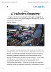 Research paper thumbnail of ¡Tirad sobre el mantero!