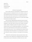 Research paper thumbnail of Savage Inequalities Reaction Paper