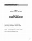 Research paper thumbnail of Estudio de Caso: Percepción del Riesgo San Rafael de Varablanca Terremoto Cinchona