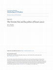 Research paper thumbnail of The Toronto Star and the Politics of Breast Cancer: Master's Thesis