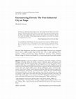 Research paper thumbnail of Encountering Detroit: The Post-Industrial City as Stage