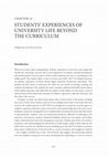 Research paper thumbnail of Students' Experiences of University Life beyond the Curriculum