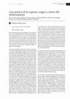 Research paper thumbnail of Una poética de la ruptura, origen y centro del infrarrealismo. Mario Santiago Papasquiaro. Consejos de 1 discípulo de Marx a 1 fanático de Heidegger. Edición de Rubén Medina