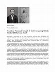 Research paper thumbnail of Towards a Processual Concept of Unity: Comparing Nishida Kitarô and Muhammad Abduh