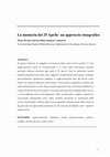 Research paper thumbnail of La memoria del 25 Aprile: un approccio etnografico