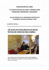 Research paper thumbnail of PRESENTACIÓN DEL LIBRO: "EL ACOSO ESCOLAR, BULLYING Y CIBERBULLYING EN UNIVERSIDAD PONTIFICIA DE SALAMANCA