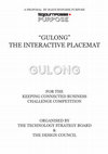 Research paper thumbnail of Samsung “Gulong”: The Interactive, Foldable Placemat For The Elderly