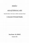 Research paper thumbnail of DOĞU ARAŞTIRMALARI