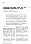 Research paper thumbnail of Evaluation of critical blockage ratio and pulse length in a pulse detonation engine using CFD and MATLAB